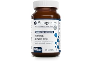 Metagenics Vitamin B-Complex - Active B6 & B12 Vitamins with Folate - Supports Energy Metabolism, Stress Response, Homocysteine Balance & Nervous System Health - Vegetarian & Gluten-Free - 60 Tablets