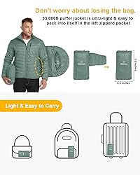 33,000ft Men's Lightweight Packable Insulated
