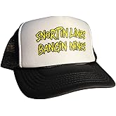 Trucker Hat for Men or Women, Vintage Fit with Funny Novelty Graphic, Custom Mesh Cap
