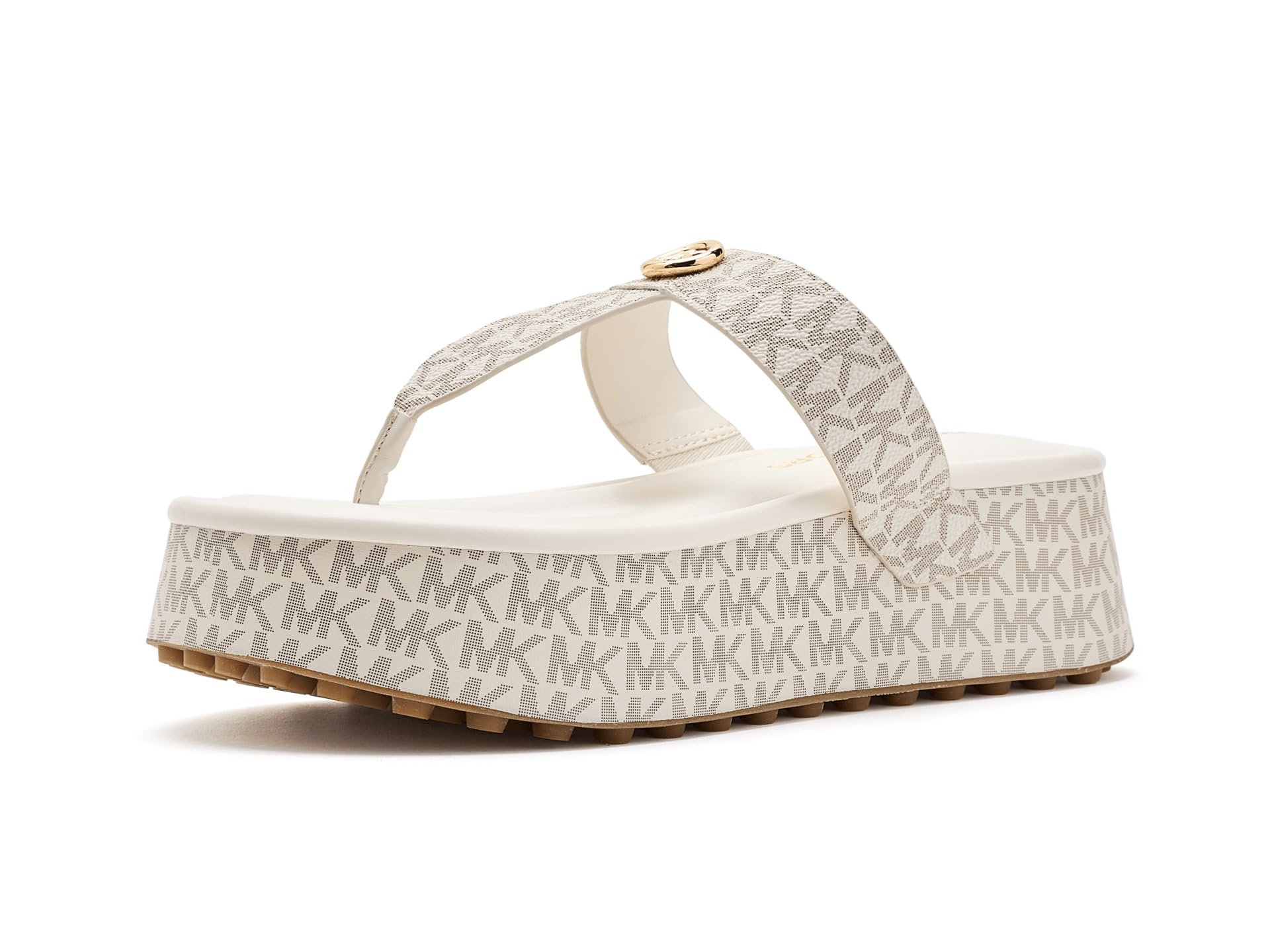 Michael Kors, Womens, Koya Flip-Flops, Vanilla, 8, Medium