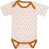 Copper Pearl Short Sleeve Bodysuit Baby: Ultra Soft Bodysuits for Newborns, Boys, Girls, and Infants - Stylish, Comfortable, Overlap Shoulders, Premium Knit Fabric - Hunnie, 12-18 Months
