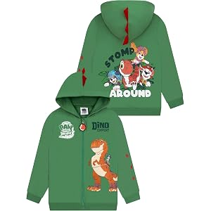 Paw Patrol Hoodie, Dinosaur Boys Hoodie With Zip, Marshall Boys Clothes