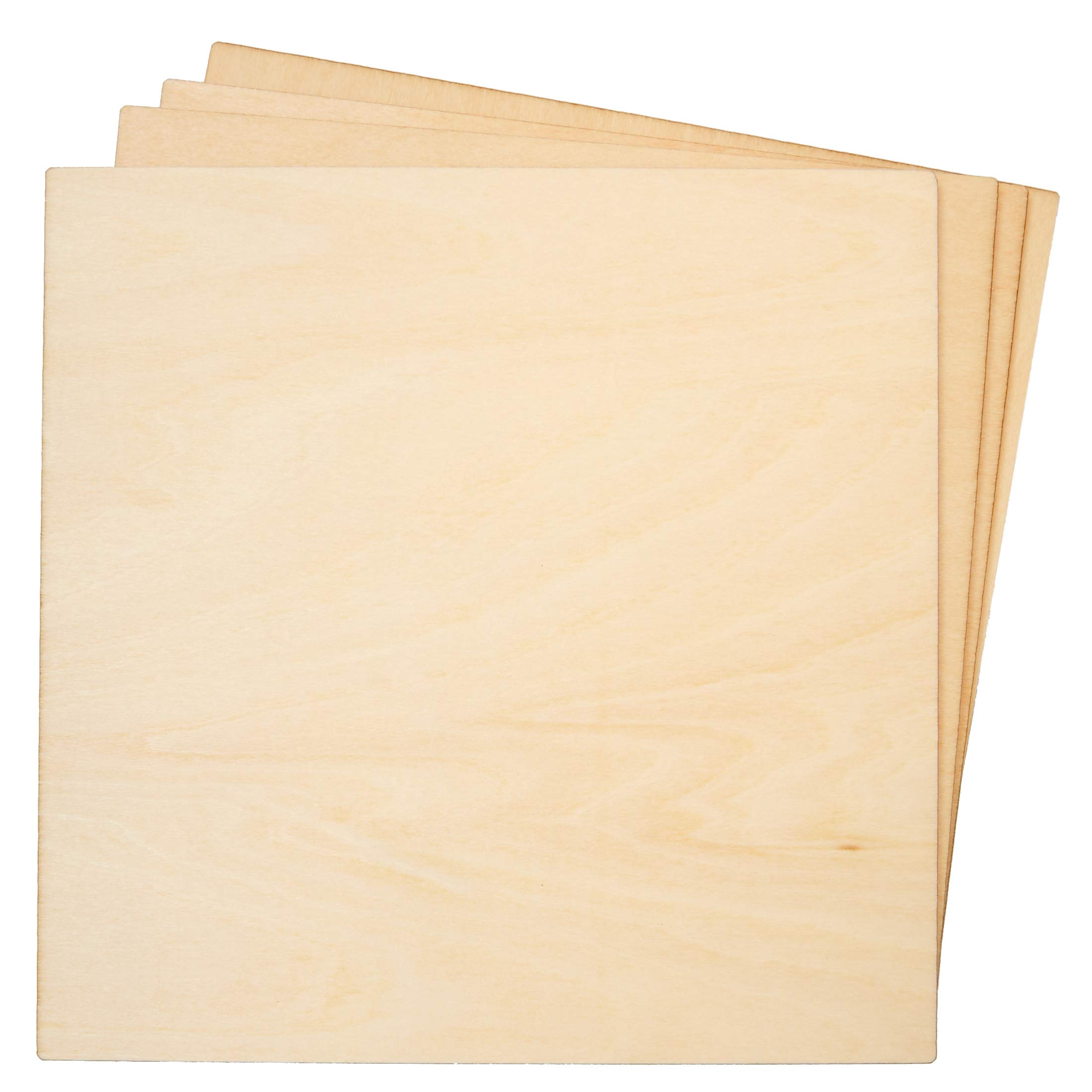 Photo 1 of Wooden Squares for Crafts, Panel Board (6 x 6 in, 8-Pack)