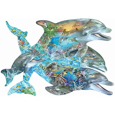 SUNSOUT INC Song of The Dolphin 1000 pc Jigsaw Puzzle
