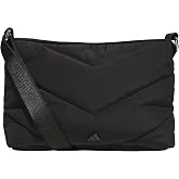 adidas Quilted Puffer Crossbody Shoulder Bag | Adjustable Strap, Quilted Puffer Look, Wears Crossbody, Top-Flap Secure, Premium Metal Hardware, Everyday &amp; Game-Day Ready