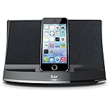 iLuv Aud 3 Apple Lightning Speaker Dock for iPhone 6S Plus, iPhone 6 Plus, iPhone 6S, iPhone 6, iPhone 5S, iPhone 5C, iPhone 5 - Black [Apple MFi Certified]