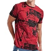 KLIEGOU Mens Hipster Hiphop Tees - Fashion Print T-Shirts