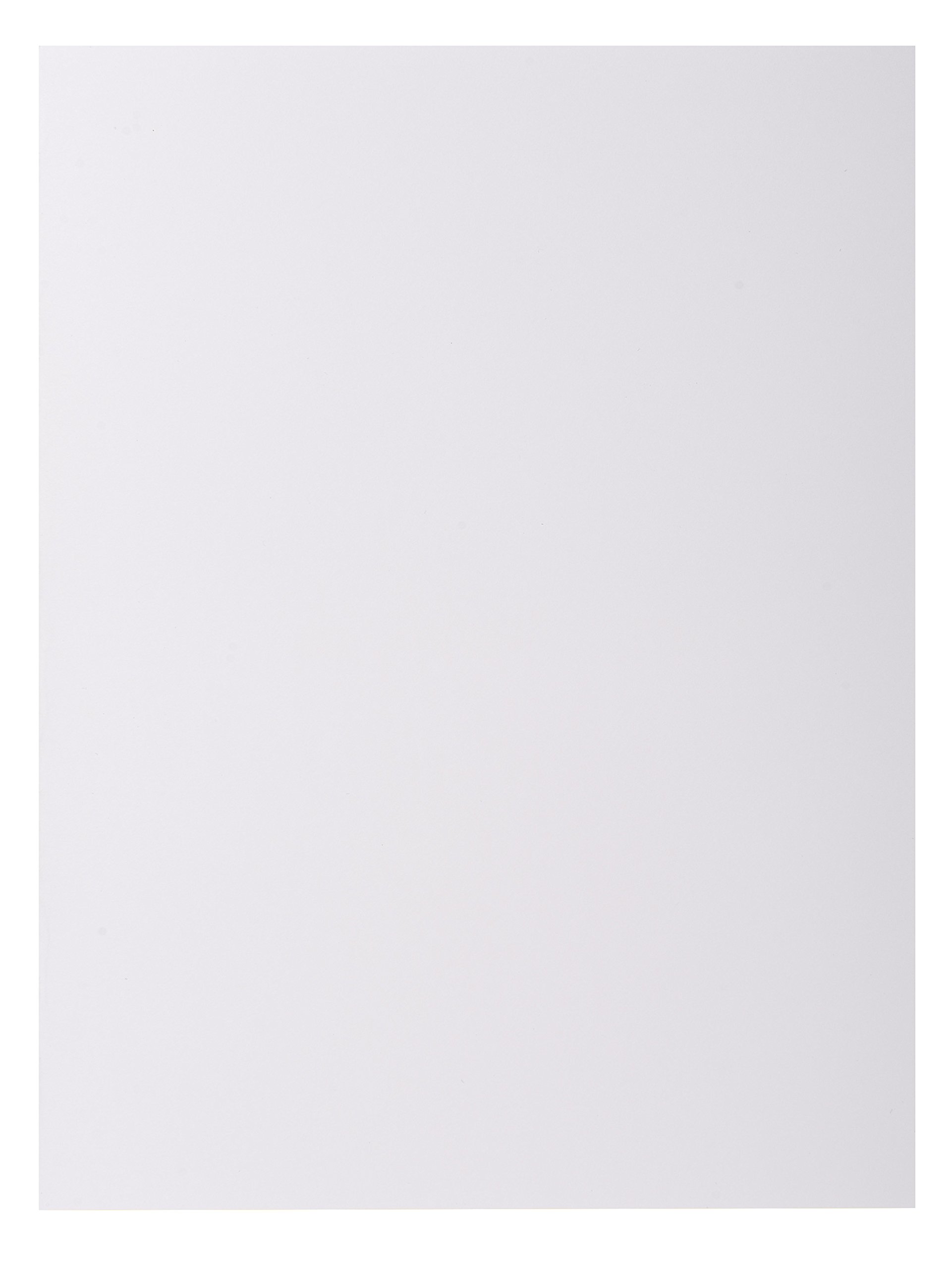 Exacompta - Ref 217117E - Rocks Square Cut Folder - 240 x 320mm in Size, Suitable for Holding A4 Documents, 210gsm Coloured Card - White Colour (Pack of 10)