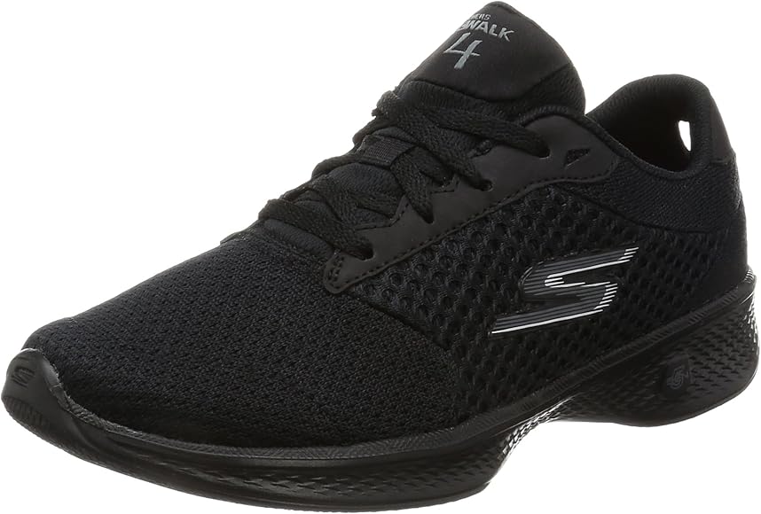 skechers go walk 4 ladies black