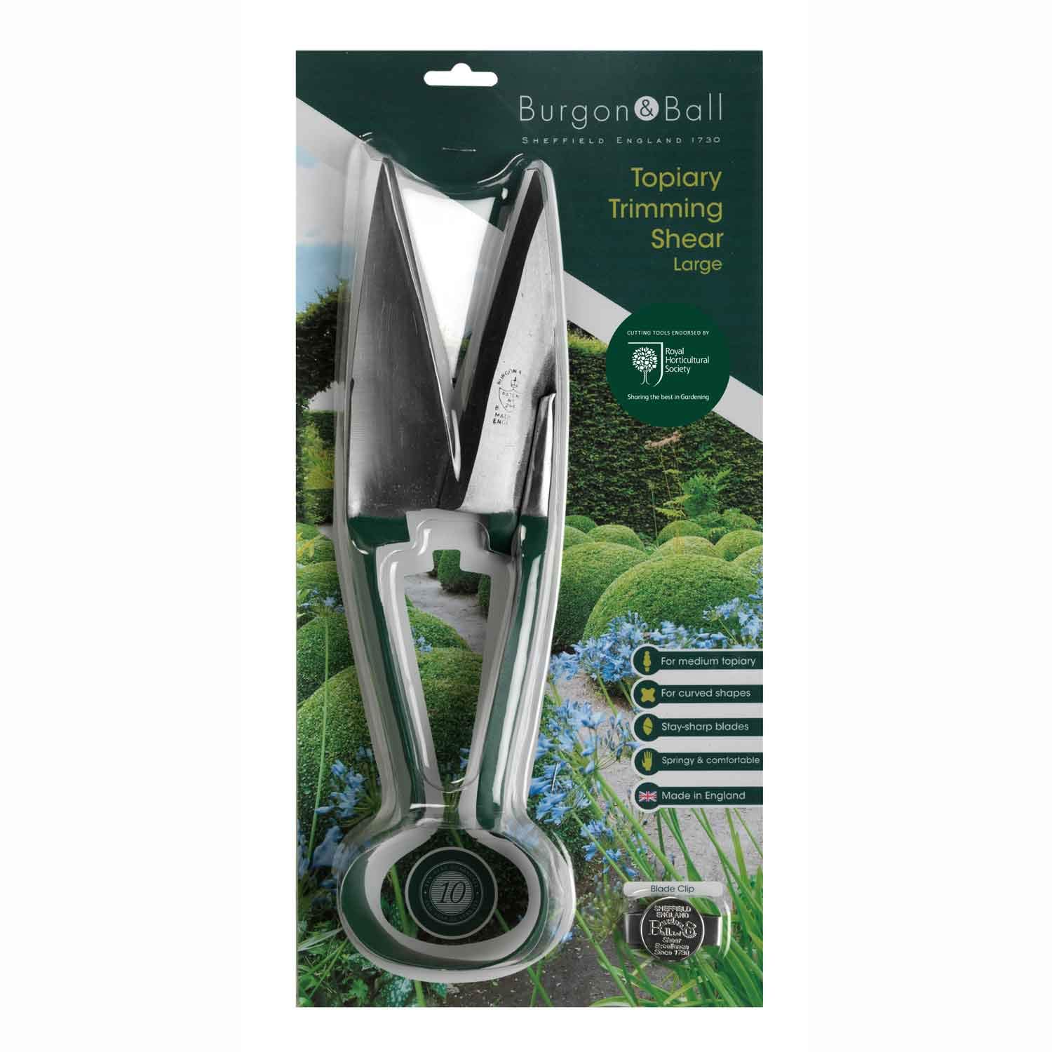 Burgon & Ball RHS Endorsed Topiary Trimming Shear, Large
