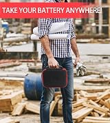 Glamgen Battery Storage Case with BT-168 Tester Holds 64 AA AAA Batteries view 4