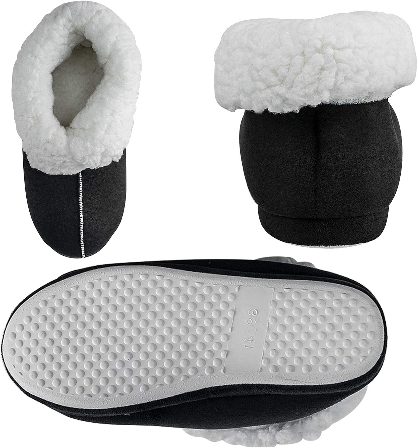 Indoor Slippers Warm Memory Foam Boots Slipper for Men Women JACKSHIBO Men Women Slippers
