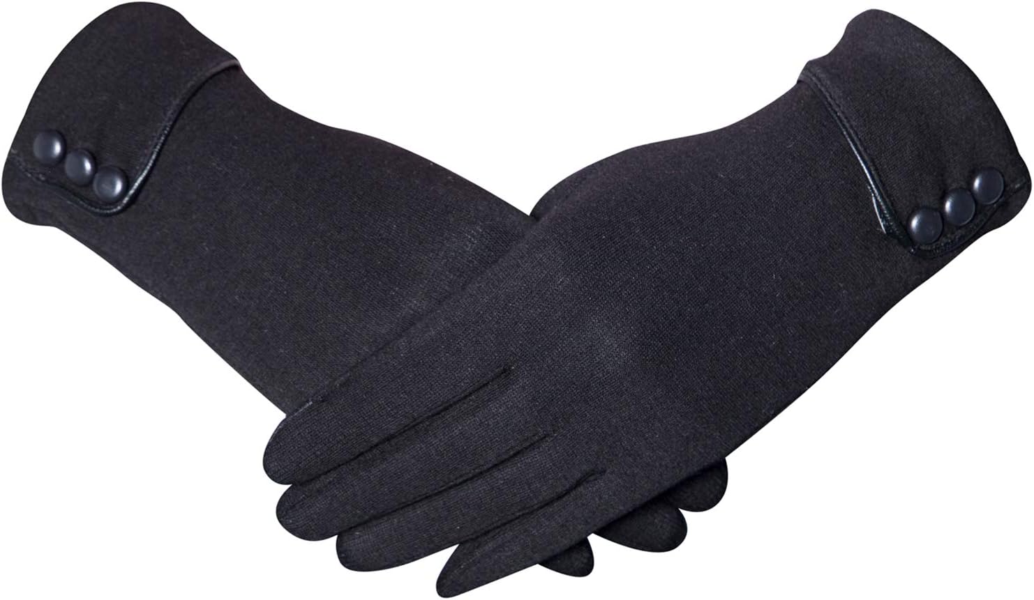 Justay Womens Touch Screen Gloves Winter Warm Lined Thick Phone Fleece Windproof Texting Gloves