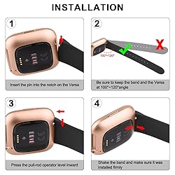 Vancle Silicone Bands Compatible with Fitbit Versa