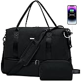 For Spirit Airlines 18x14x8 Personal Item Bag Underseat Carry On Bag with Wet Pocket & Shoe Compartment & USB Charging Port