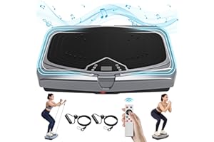GDCOO Vibration Plate Exercise Machine,Vibration Plate for Lymphatic Drainage,Workout Equipment Fitness Weight Fat Burner Loss & Shaping,Vibration Platform Machines for Home & Office