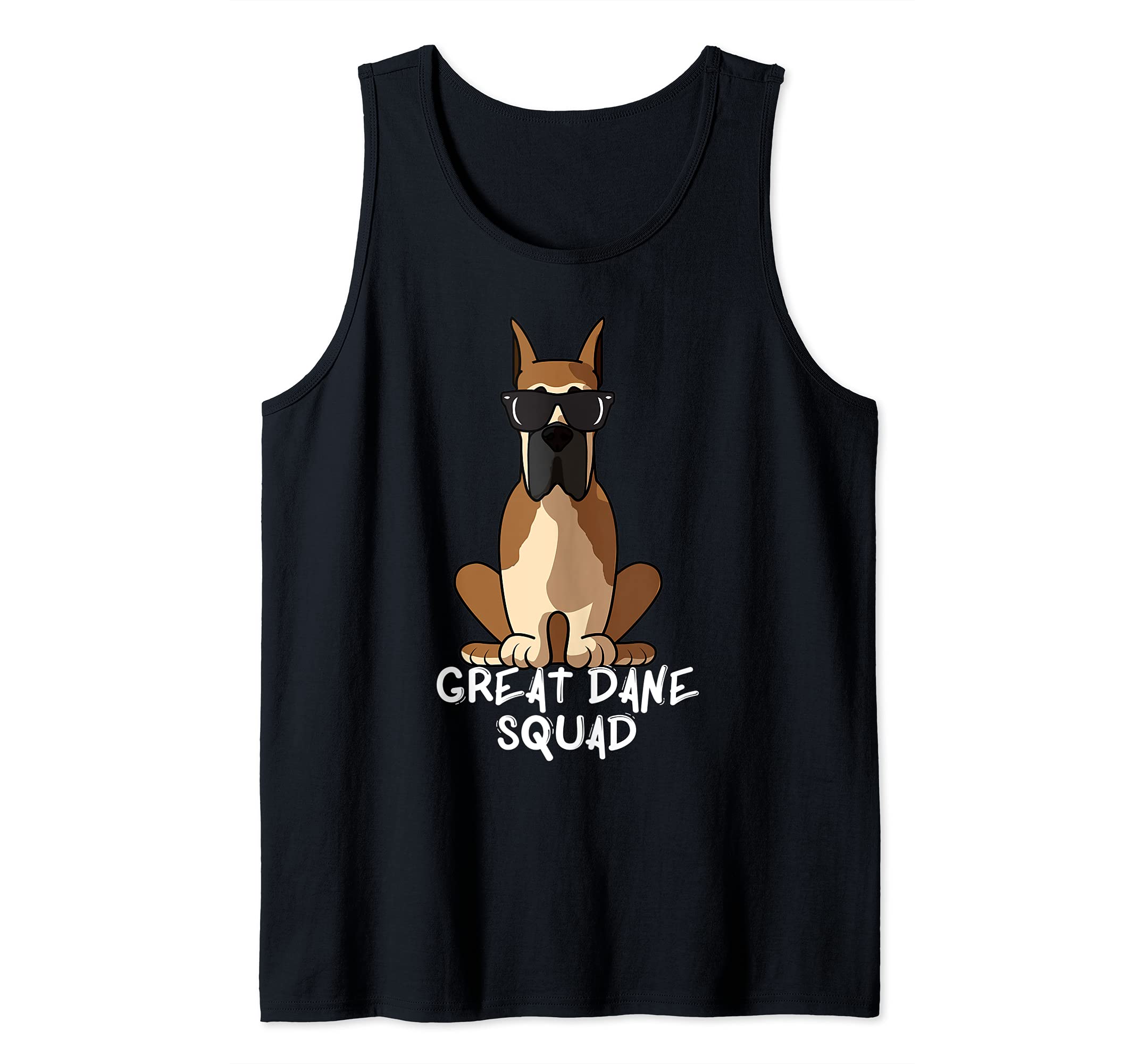 Cool Great Dane Squad Dog Mom Dog Dad Tank Top