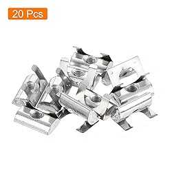 uxcell 20Pcs M4 T Nuts Roll in Spring, T Nut with