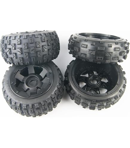 FLMLF Front Knobby Tires - 2PCS Set For 1/5 Scale HPI, RV, KM Baja 5B RC Cars - View #9