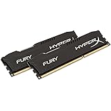 Kingston HyperX Fury - Memoria RAM DDR-III, Nero, 8 GB, confezione da 2 x 4 GB