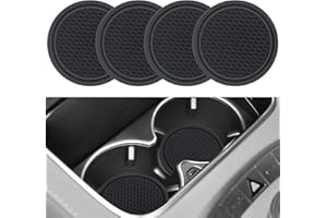 4PCS Car Cup Holder Inserts, Universal Non-Slip Auto Cup Holder Insert for Car & Office, Silicone, Easy Clean, Decorative Coa