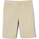 French Toast Girls Adaptive Bermuda Shorts with Hook and Loop Closure