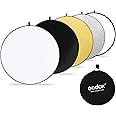 GODOX 43” 110cm 5-in-1 Collapsible Round Portable Disc Light Reflector with Bag for Studio and Photography - Gold, Silver, Black, White, Translucent (RFT05-110cm)
