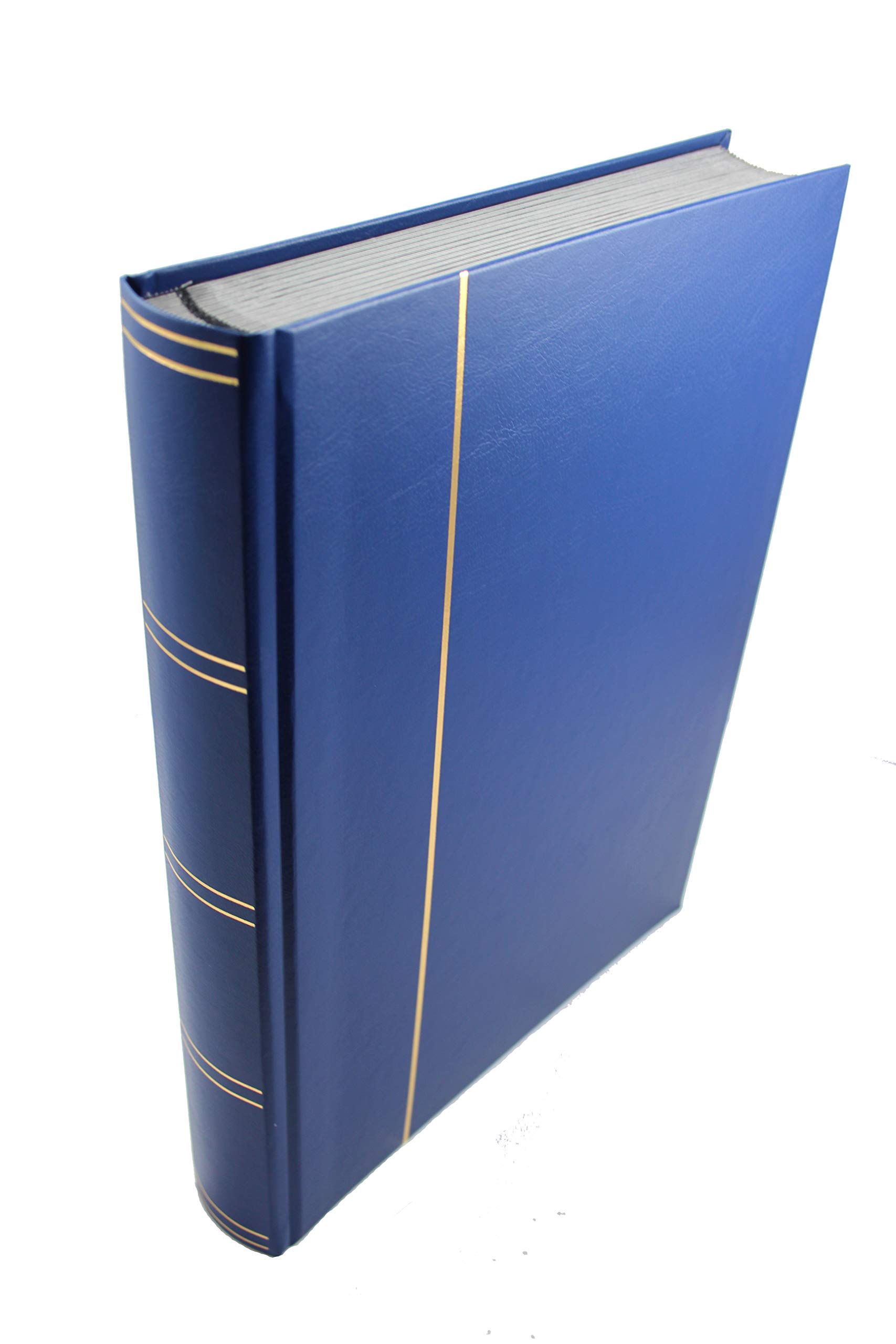 30/60 Black Page Stamp Album Stockbook (Blue)
