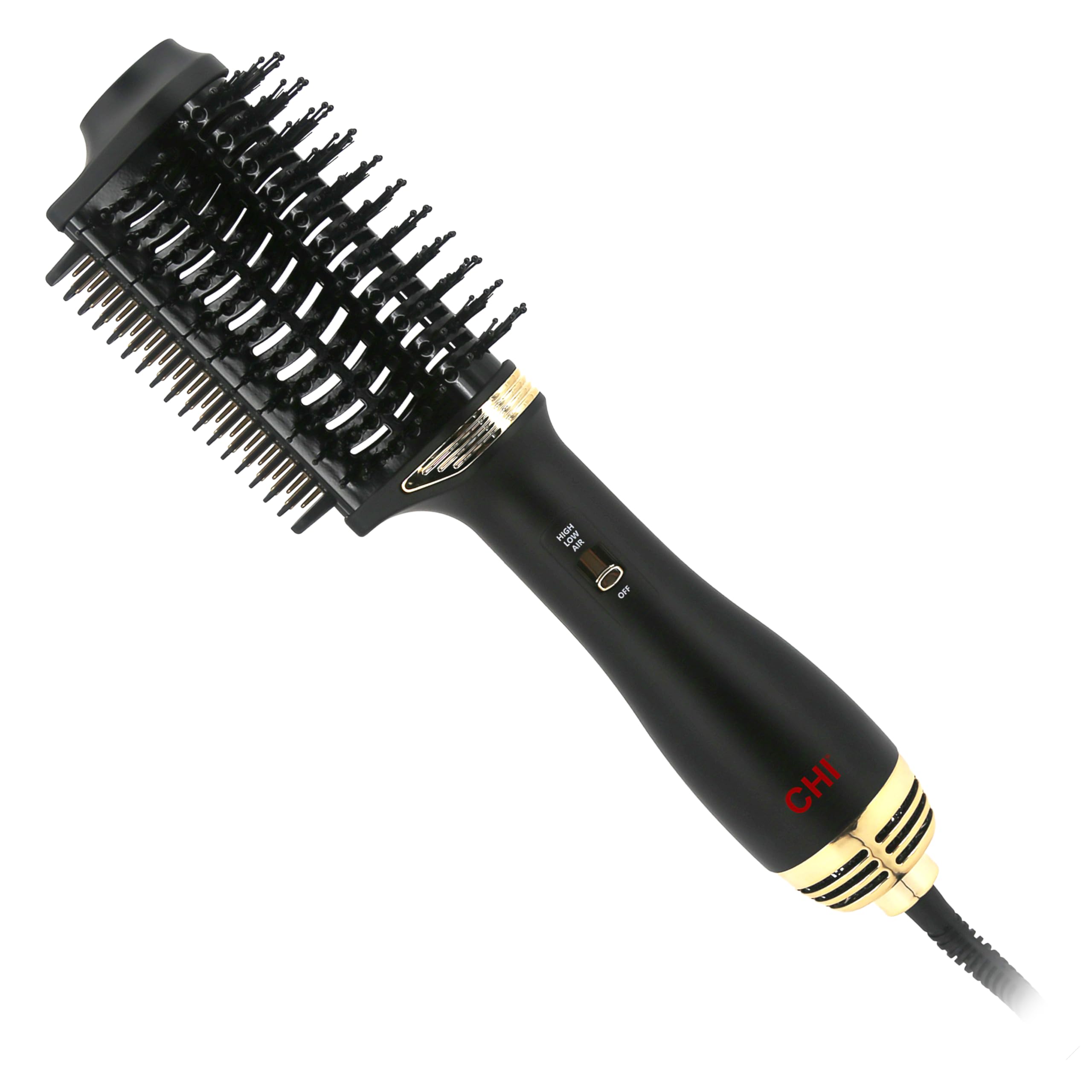 Photo 1 of CHI Volume Styler, Blowout Brush for Amplified Volume, Heated Comb to Smoothen & Straighten Hair, 2-in-1 Hair Tool, Black