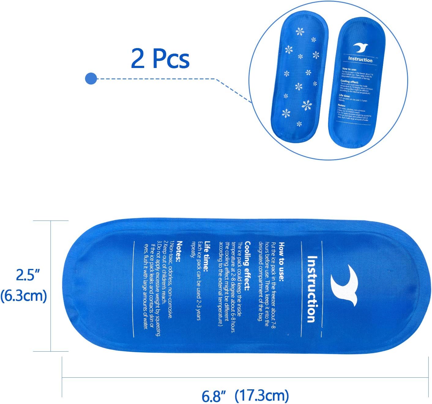 Yarwo Insulin Cooler Travel Case, Double-Layer Diabetic Travel Case with 2 Ice Packs, Diabetic Supplies Organizer for Insulin Pens, Blood Glucose Monitors or Other Diabetes Care Accessories, Purple: Health & Personal Care