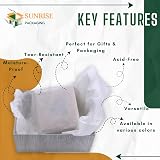 Sunrise Packaging 50 Sheets Large White Tissue Paper 20 x 30 in 500x750mm view 4