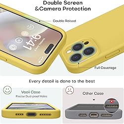 Vooii Compatible with iPhone 15 Pro Case, Upgrade