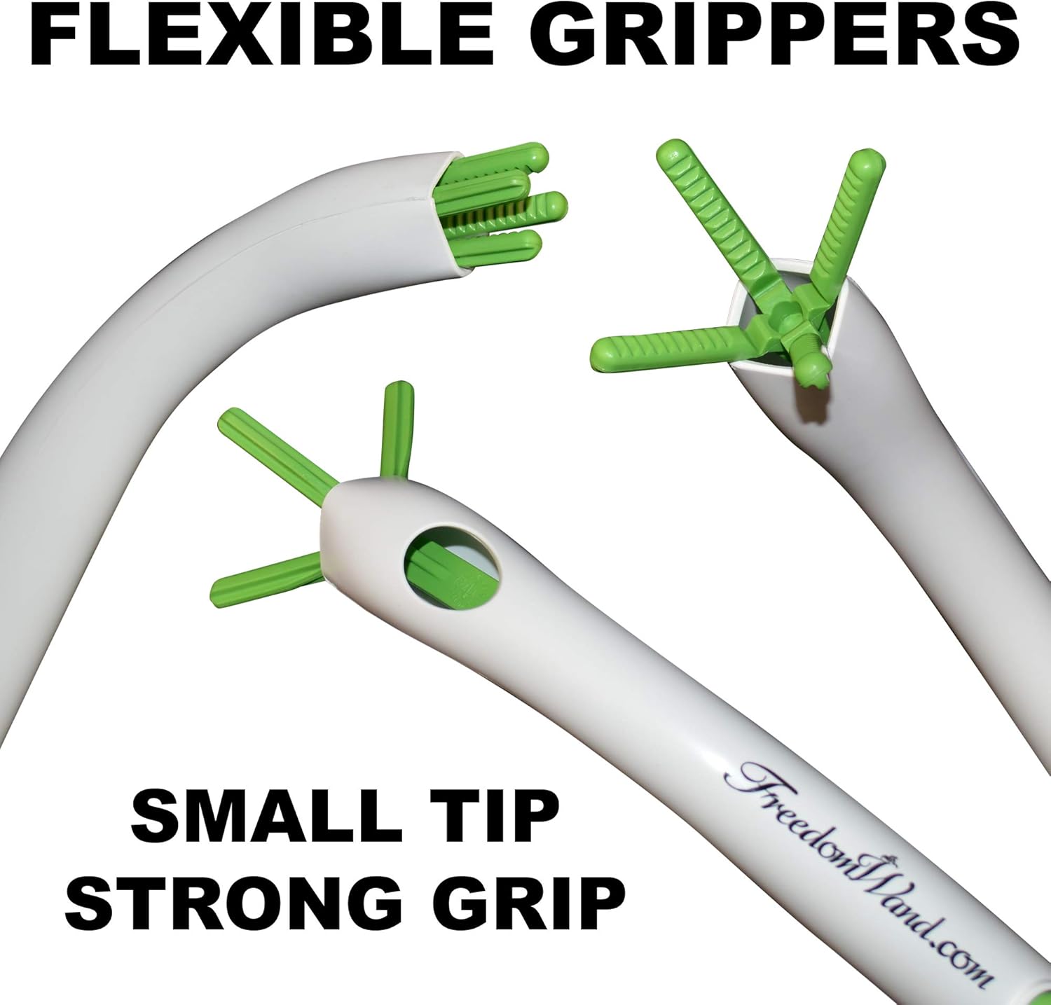 FreedomWand Compact Kit - Self Wiping Aid with Easy Release - Shower & Shave Aid - Portable, Extendable Toilet Aid for Disabled, Seniors, Handicapped, Little People, Recovering from Hip Replacement: Health & Personal Care