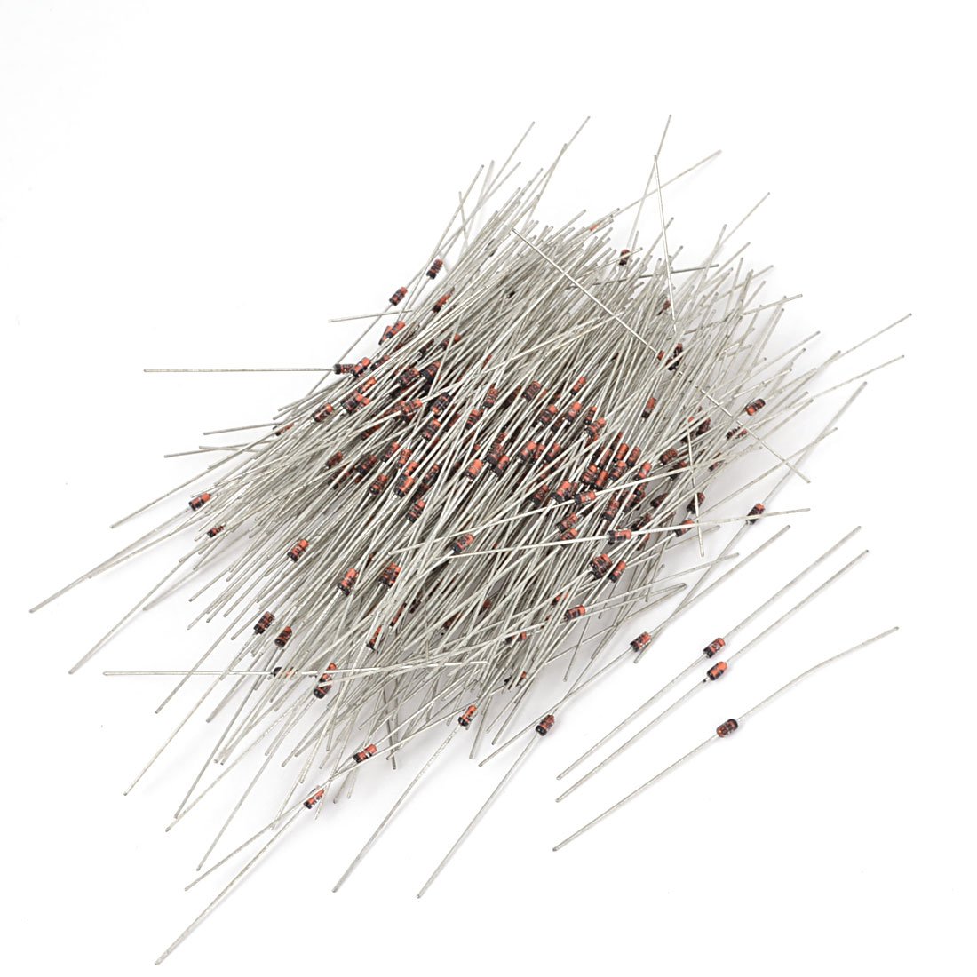 Sourcingmap 100 V 300 mAh DO-35 Glass Seal Schottky Diode - Gold (500-Piece)