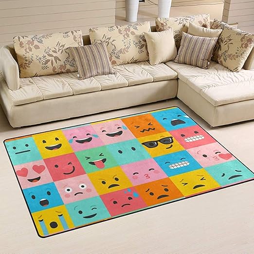 Darlene Ackerman(n) Bunte Emoticons-Ausdruck-Smiley-Gesichts-trauriger