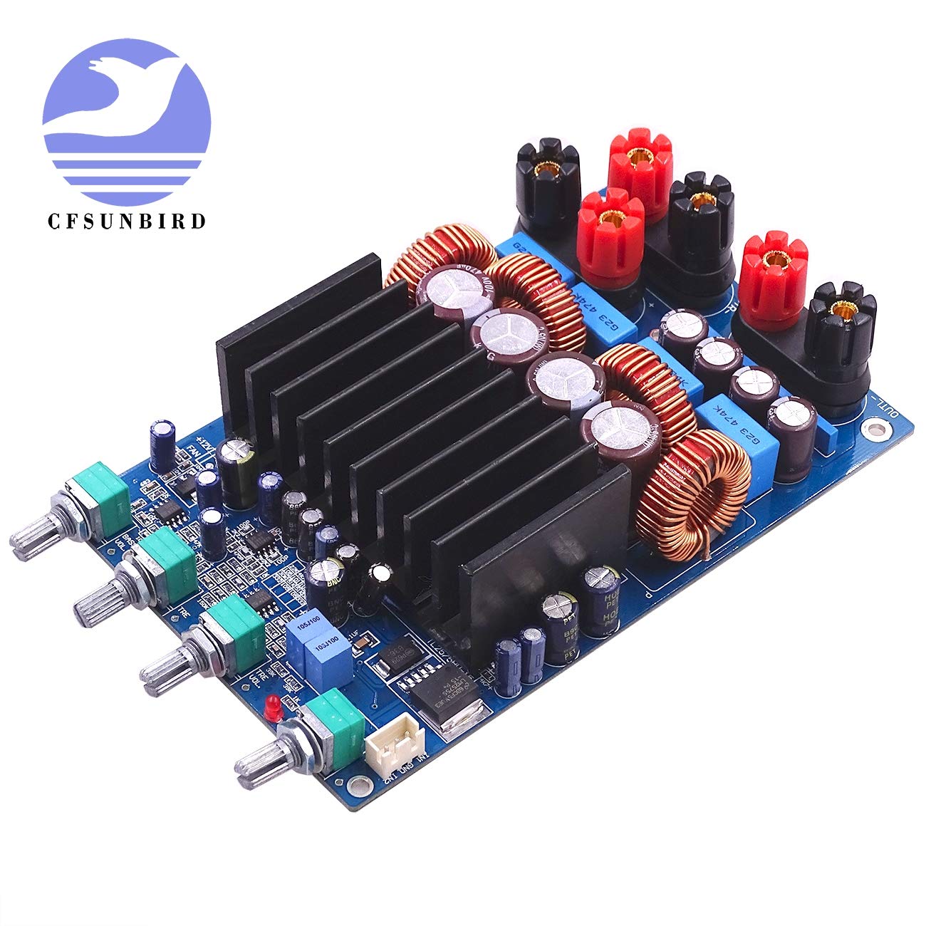 TAS5630 2.1 4ohm Class D Digital Amplifier Board 300W+150W+150W