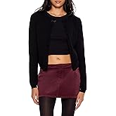 Forever 21 Womens Bow Cropped Cardigan Sweater
