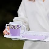 Rosa Lifestyle Two Handled Melamine Mug 400ml Lilac Lightweight 126g view 6