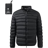 M MAELREG Mens Puffer Jacket Lightweight Golf Packable Coats Water-Resistant Windproof Insulated Down Winter Jackets for Men