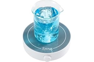AyinLab Magnetic Stirrer, Rapid Stir Plate, Speed Control Lab Magnetic Mixer with a Magnetic Stir Bar for Making Yeast, Liquid Mixing, Max Stirring, Max Volume 3000ml for Home, Lab, Science, Chemistry