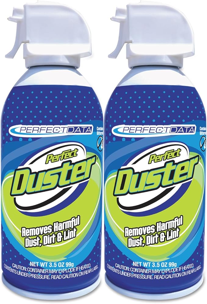 Perfect Duster Power Duster, 3.5 oz Can, 2/Pk (PDC50501208