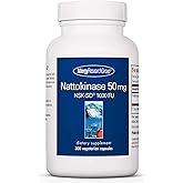 Allergy Research Group ARG Nattokinase 50 mg - Supplement to Support Healthy Circulation - Delivers 50 mg Nattokinase NSK-SD from Fermented Soybeans per Serving - 150 Servings - 300 Capsules