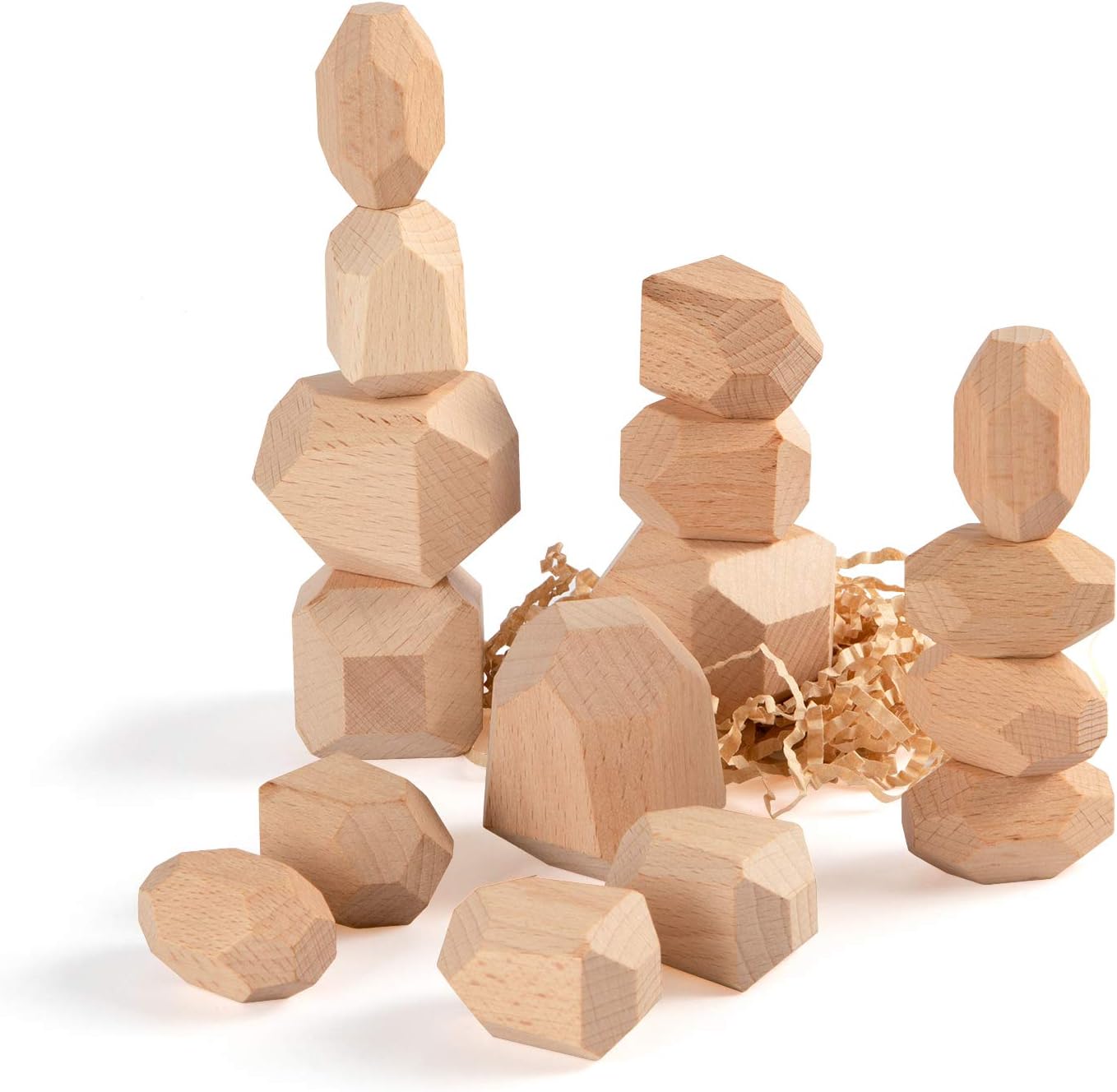 wooden balancing blocks