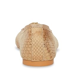 Steve Madden Blossoms Gold Snake Slip On Pointed