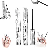 Steel Tube Eyelash Primer,Tubular Eyelash Primer,WaterproofLong Curling Mascara,Natural And Non-Smudged(2pcs)