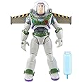 Mattel Disney and Pixar Lightyear Action Figure, Jetpack Liftoff Buzz Lightyear with Vapor Effect & Sounds, 12-inch