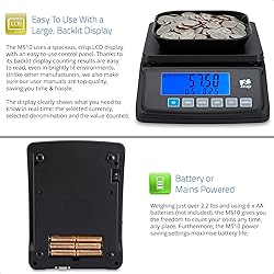 ZZap MS10 Coin Counting Scale - Money Cash Currency