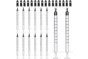 GUFASTORE 1ml Syringes with Caps (Pack of 100)
