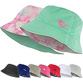 Kids Bucket Hat for Girls & Boys, Packable Fun & Cool Reversible Beach Sun Teen Toddler Bucket Hat - Ages 3-14 Years