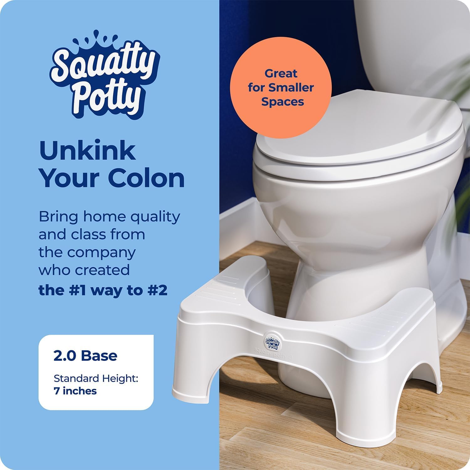 Squatty Potty Original Toilet Stool 2.0 Base 7
